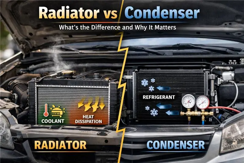 Radiators vs condensers