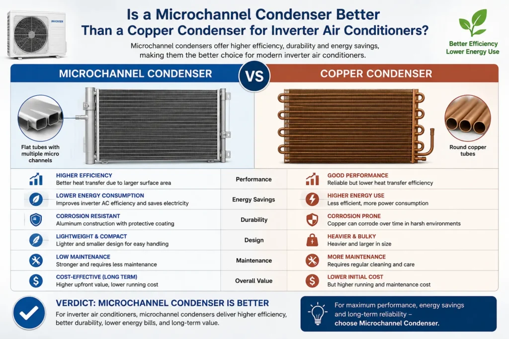 Micro channel condenser