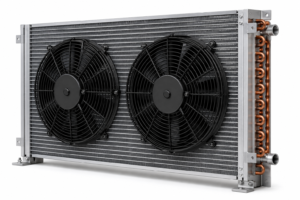 Bus ac condenser