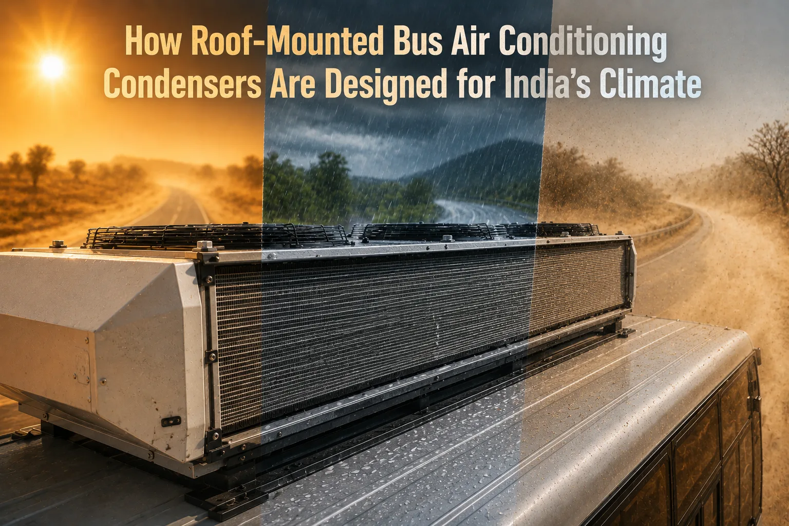 bus air conditioning condenser