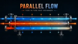 Parallel flow heat exchanger